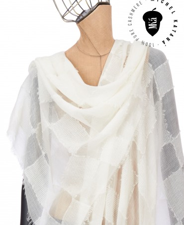 Палантин Унисекс CutTQ.W40_24DMW-1.2/BLANC